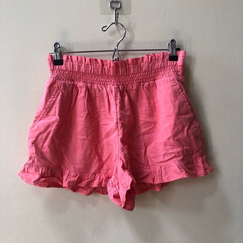 Aerie High Waisted Ruffle Shorts
